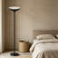 Lampe torchère moderne avec gradation continue, lumière DEL super brillante de 30 W, sortie de lumière du jour de 3600 lm, interrupteur rotatif et conception en métal robuste pour le salon ou la chambre à coucher