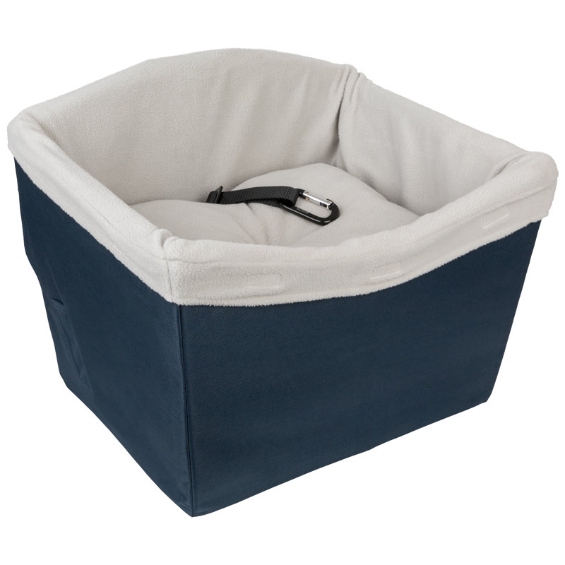 Navy Soft-Sided Small Dog Car Safety Seat