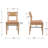 Farmhouse Solid Wood Dining Chairs With Braided Rope Backrest, Upholstered Dining Chairs For Dining Room Parlor-514316291-514316289
