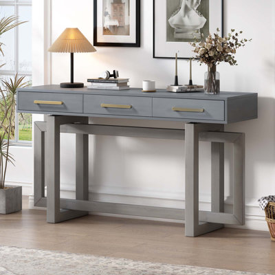 Console Table With Three Drawers