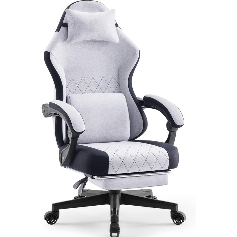 Gaming Chair Fabric With Pocket Spring Cushion