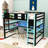 Gaming Loft Bed with Gaming Station and Smart Tech Integration-1542602181-1542602186