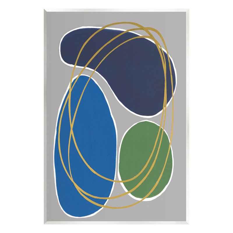 "Abstract Abstract Oblong Shapes" par Regina Moore, H 19 po x l 13 po