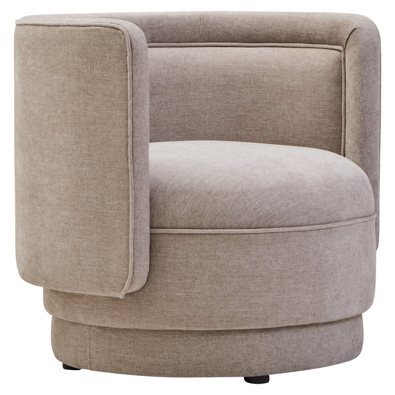 Drake Upholstered Accent Chair, Brown