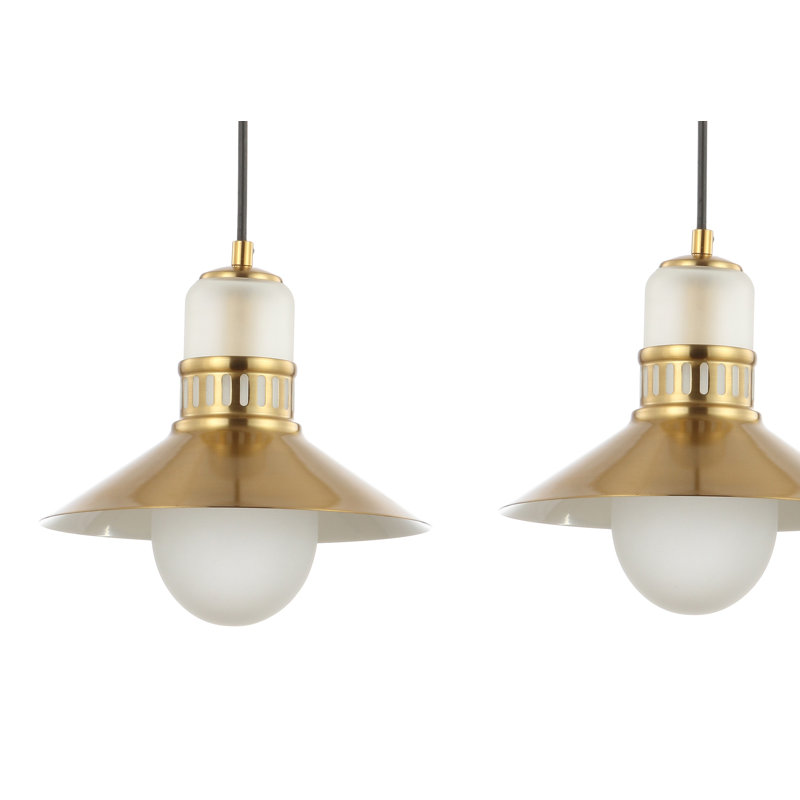 Luminaire suspendu linéaire à 3 lumières pour îlot de cuisine Staten