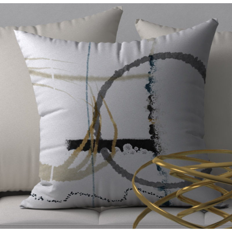 Reversible Throw Pillow, 24" x 24"