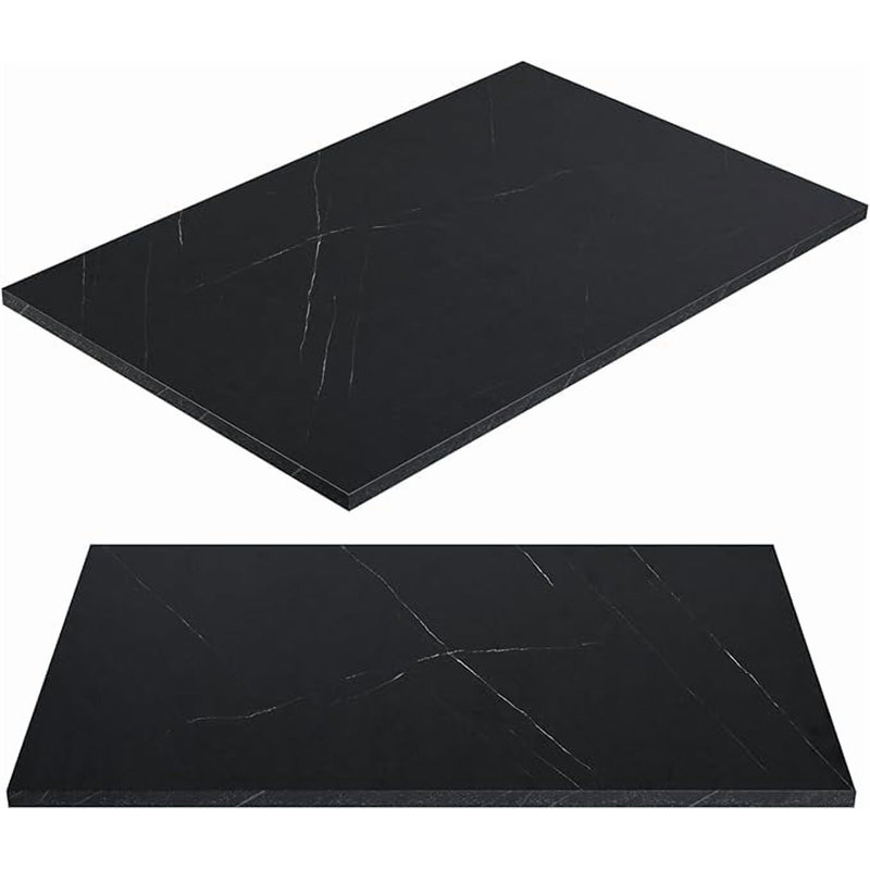 Plateau de table universel 30 x 20 pouces Kaboon, paquet de 2, nuage nuage / marbre noir, Nuage Atlas