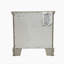 Table de chevet 2 tiroirs grise