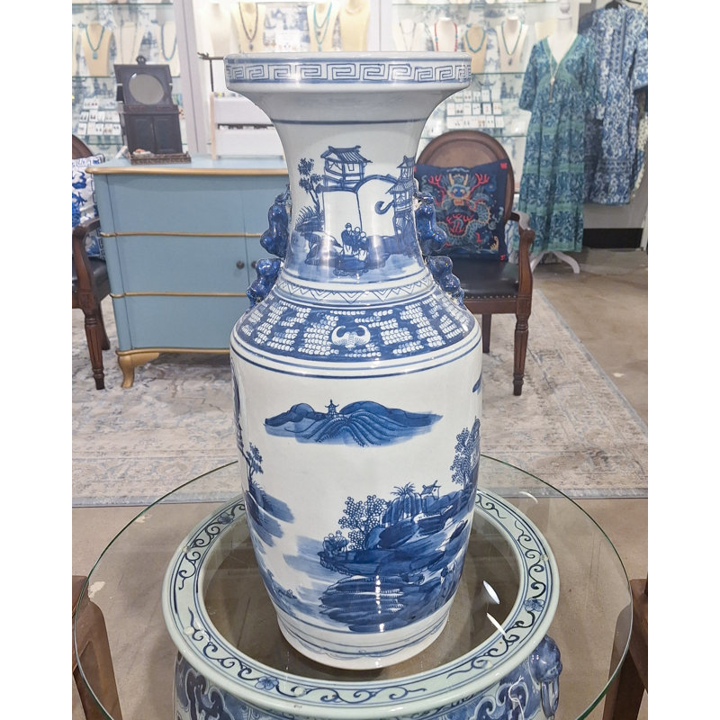 Vase rond en porcelaine House