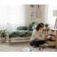 Elegant Upholstered Velvet Chaise Longue with Soft Foam Cushioning, Removable Legs, Perfect for Stylish Home Interiors