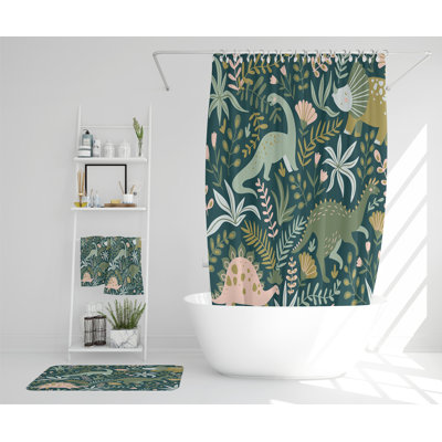 Nashyla Polyester Shower Curtain Set