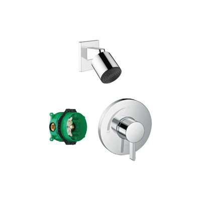 hansgrohe Pulsify S Pressure Balance Shower Set with iBox, 1.75 GPM in Chrome