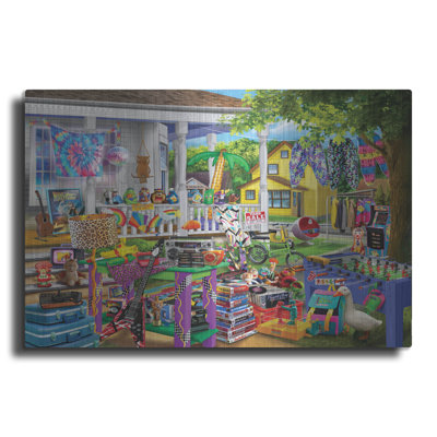 " Wild And Crazy Yard Sale " by Bigelow Illustrations