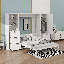 Grand lit escamotable avec tiroirs et tablettes-677125755