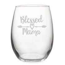 Mother's Day Wine Glass, Gift For Mom, Sold Separately