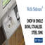 Craftsmen Series 15'' L Stainless Steel Kitchen Sink