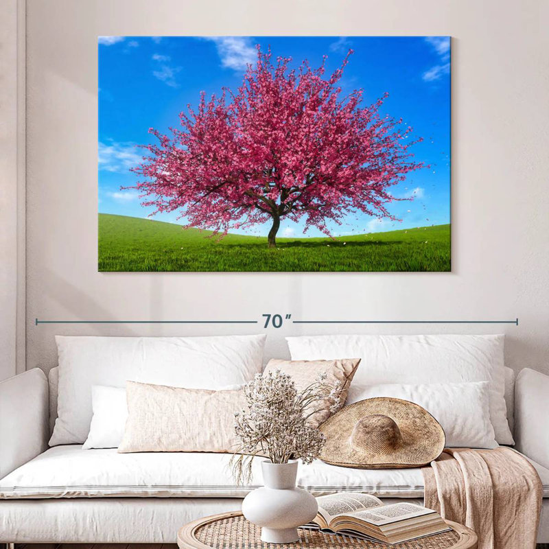 Harnek Pink Tree, 34" H x 51" W