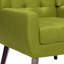 Jaqueze Upholstered Polyester Tufted Square Arm Accent chair-1875839033