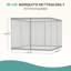 Moustiquaire pour pavillon de jardin Aoodor-95272008-95272007