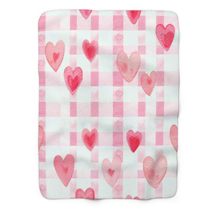 Bear Pink - 1 Piece Premium Blanket, 60" W x 80" L