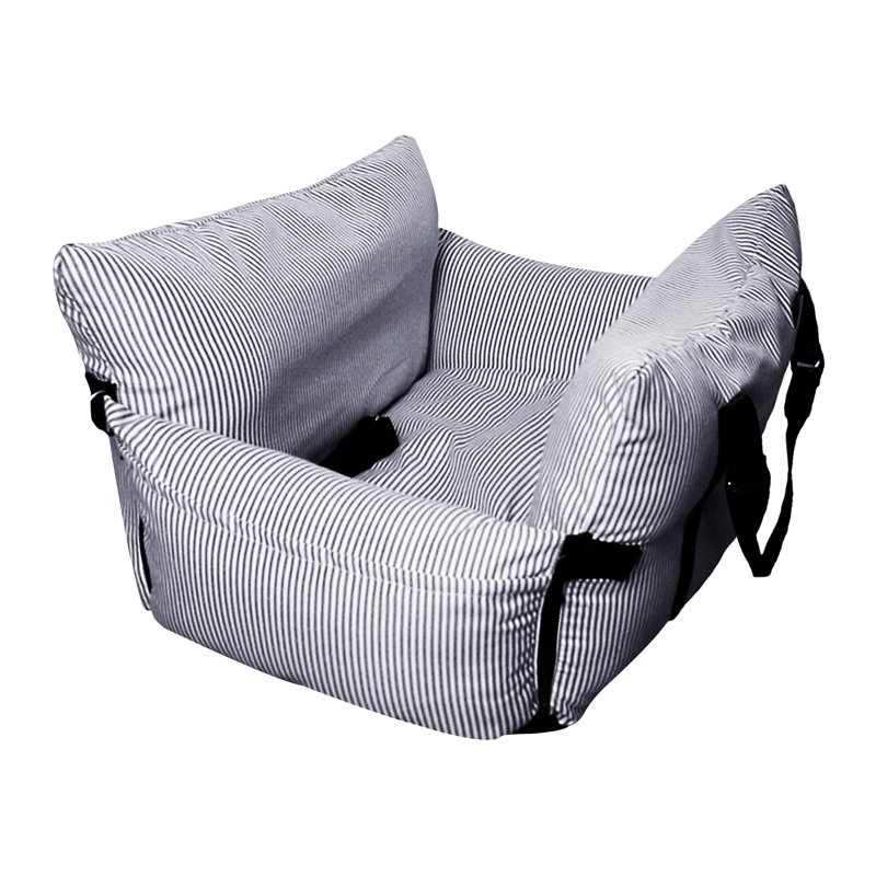 Striped Pet Bed, 15.74" H x 29.9 W x 20.47" D