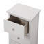 Table de chevet transitionnelle blanche polyvalente-2131908211