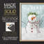 Jolly Snowman I Framed Print - Solid Wood-248752303-248752318
