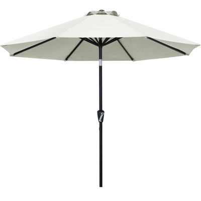 Cutts Market Umbrella with Tilt and Crank Lift
