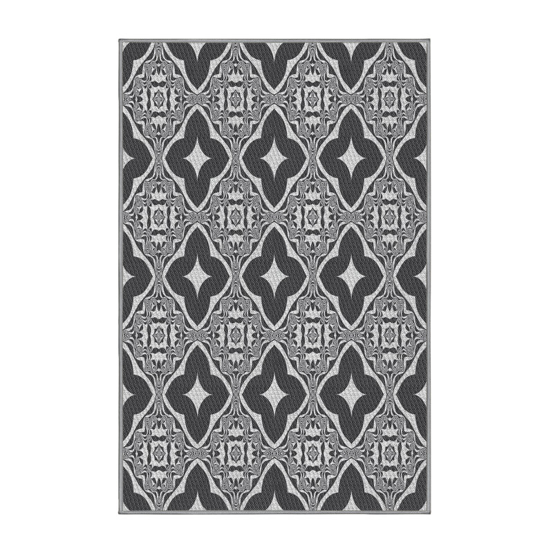 Tapis gris / brun Develin, Rectangle 6 pi x 9 pi