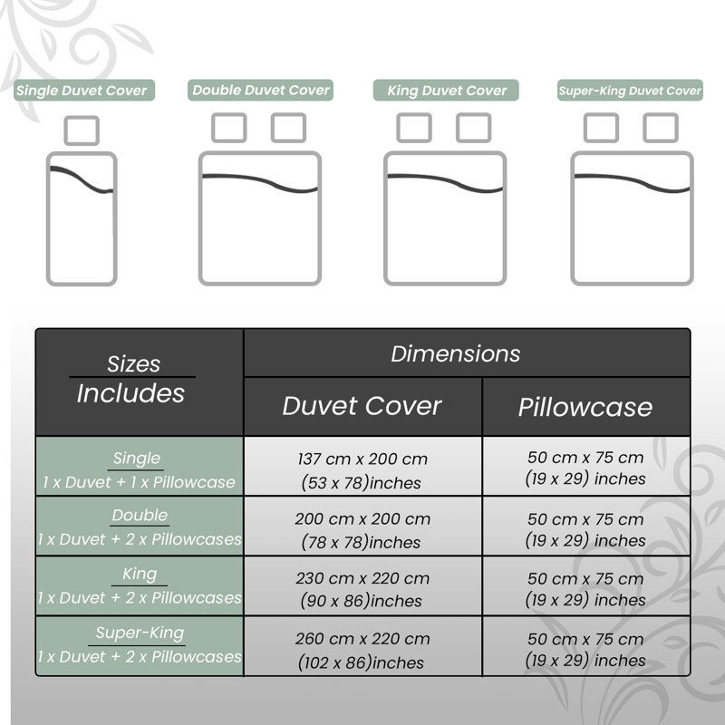 Abstract Duvet Cover Set with Pillowcases Included, Duck Egg, Kingsize Duvet Cover + 2 Standard Pillowcase