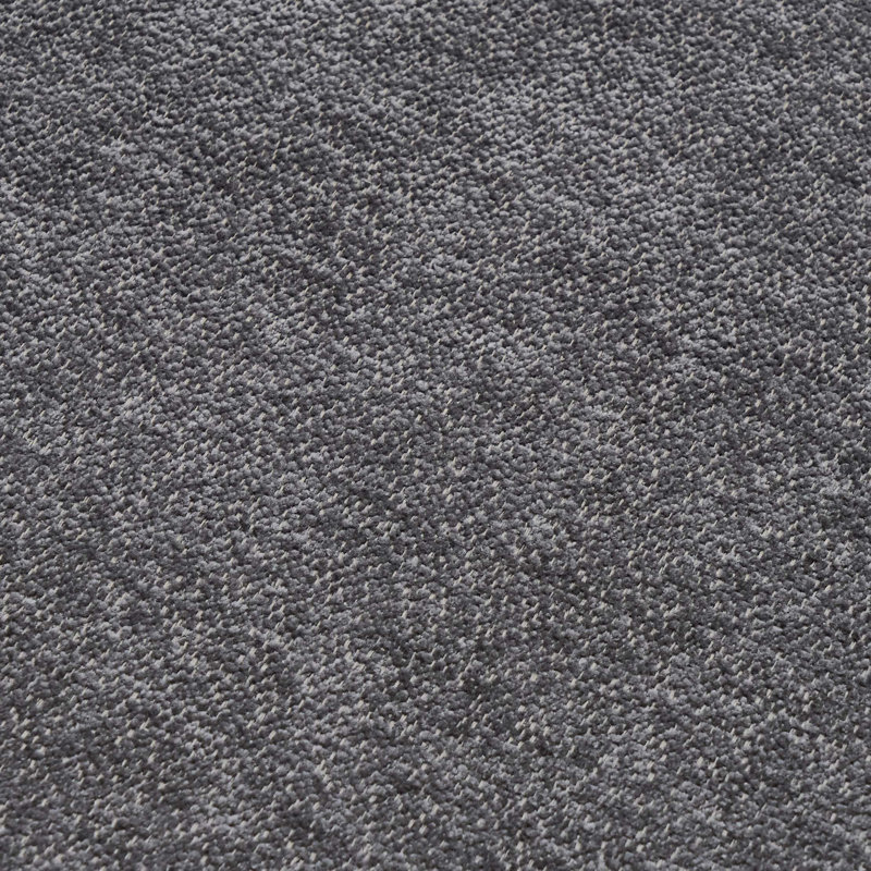 Canapé modulaire courbé en velours avec méridienne en L Cloud, aucun assemblage requis, Velours gris velours