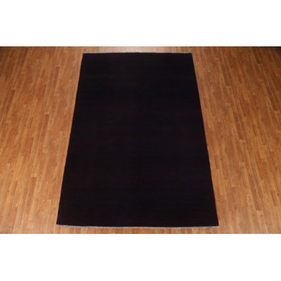 Navy Blue Gabbeh Area Rug 6x10