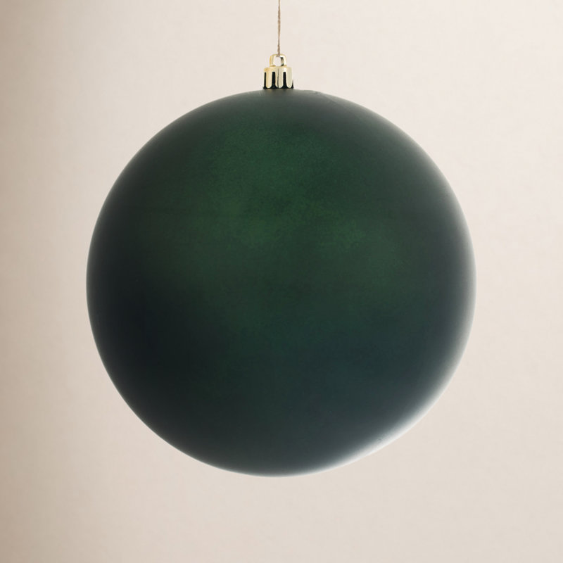 Décoration de boule décorative des Fêtes, H 2,4 po x l 2,4 po x P 2,4 po, Vert minuit