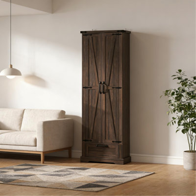 Classic Storage Cabinet,Pantry Cabinet,Kitchen Storage Cabinet With Drawer (Only Includes Storage Cabinet)