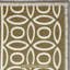 Tapis de couloir taille basse sur mesure avec bordure à chaîne berbère beige-738250543