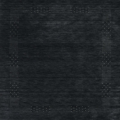 Tapis de zone noire contemporaine