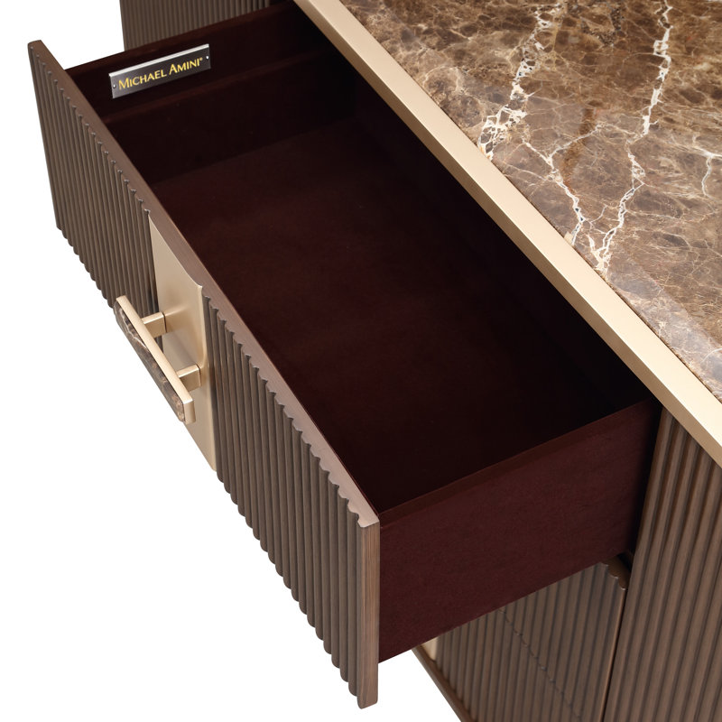 West Kensington Sideboard - Sea Salt Caramel, Brown