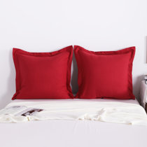 Red Border 8x8 Pillow Sham