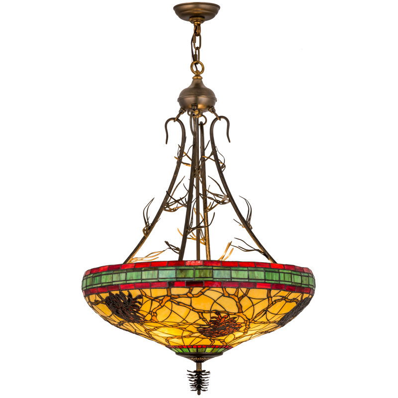 Rustic Lodge 4 - Light Pendant, Antique Copper