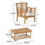 2 CHAISES CLUB CAYDON + TABLE