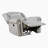 Cappella 41" Traditional Textured Microfiber Manual Reclining Chair with Nailhead Trim & High-Density Foam-619187759