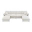 Canapé modulaire en chenille, ensemble de canapé en forme de U avec coussins doubles, canapé-lit à 6 places avec repose-pieds-1727152457
