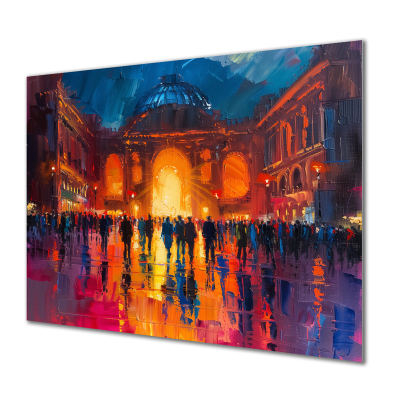 Orange orange, rideau, appel, opéra, impression d'art mural, Métal métal, H 12 po x l 20 po x P 1 po