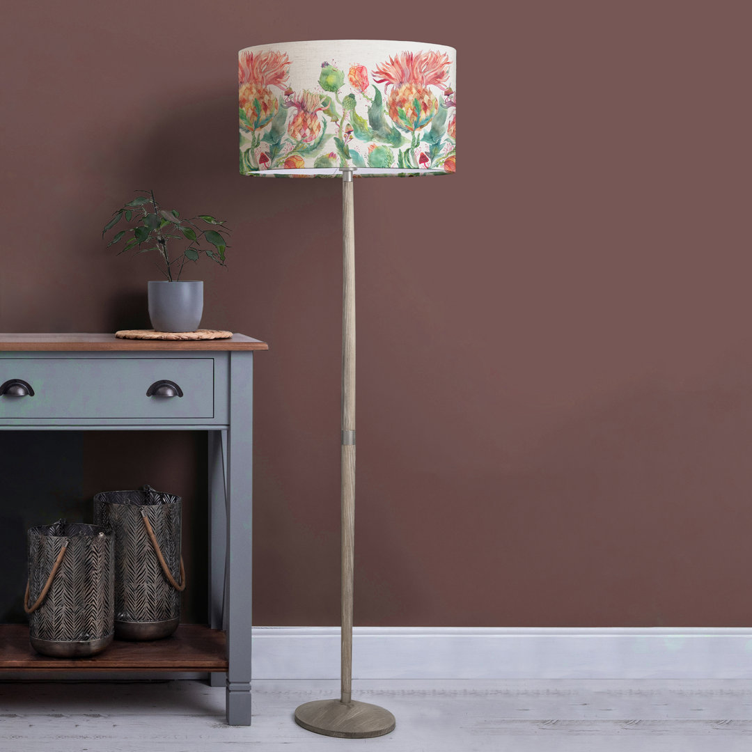 164cm Brown Traditional Floor Lamp