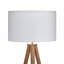 Acord 152.98cm Brown Tripod Floor Lamp