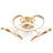 Bella 22'' Reversible LED Ceiling Fan with Dimmable Light and Remote-96382599