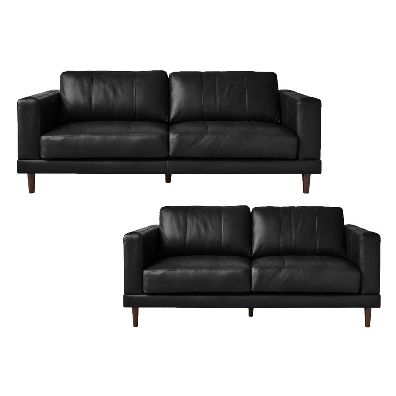 Ensemble Wickersham 2 pièces en noir Fiero