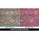 Christa Oriental Blue/Orange/Pink Area Rug