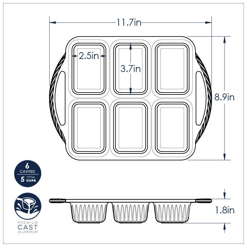 Procast Mini Loaf Pan