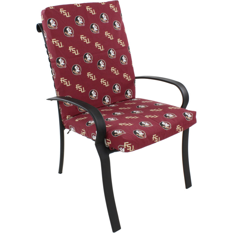 Coussin de siège/dossier d’intérieur/extérieur à tigres de Clemson, Seminoles de l’état de Floride